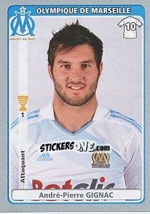 Sticker André-Pierre Gignac - FOOT 2011-2012 - Panini