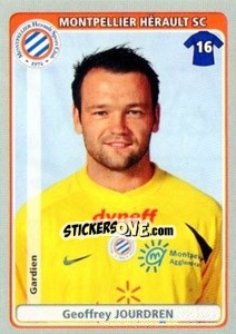 Sticker Geoffrey Jourdren - FOOT 2011-2012 - Panini