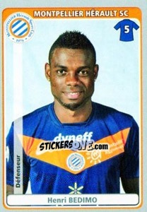 Sticker Henri Bedimo - FOOT 2011-2012 n. 282 - Panini