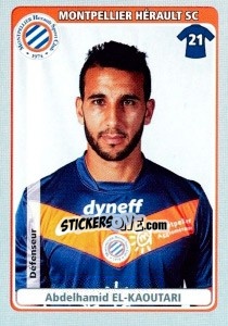 Sticker Abdelhamid El-Kaoutari - FOOT 2011-2012 - Panini