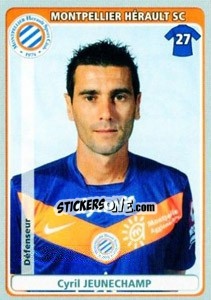 Sticker Cyril Jeunechamp - FOOT 2011-2012 n. 287 - Panini