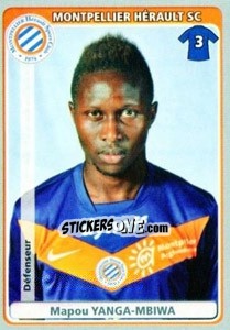 Cromo Mapou Yanga-Mbiwa - FOOT 2011-2012 - Panini