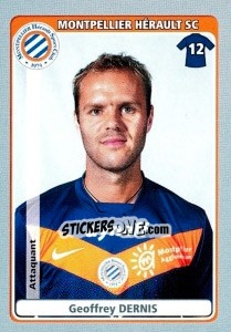 Sticker Geoffrey Dernis - FOOT 2011-2012 - Panini