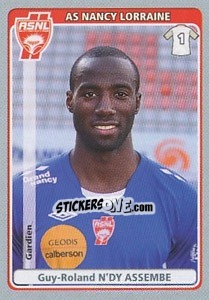 Cromo Guy-Roland N'Dy Assembe - FOOT 2011-2012 - Panini