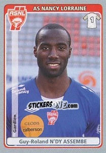Sticker Guy-Roland N'Dy Assembe - FOOT 2011-2012 n. 306 - Panini