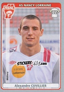 Sticker Alexandre Cuvillier - FOOT 2011-2012 - Panini