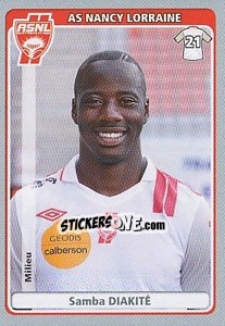 Sticker Samba Diakité - FOOT 2011-2012 n. 316 - Panini