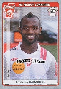 Figurina Lossemy Karaboué - FOOT 2011-2012 - Panini