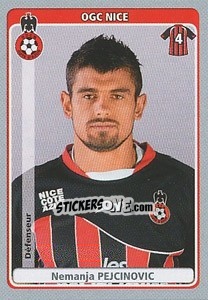 Figurina Nemanja Pejcinovic - FOOT 2011-2012 - Panini