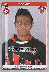Figurina Fabrice Abriel - FOOT 2011-2012 n. 337 - Panini