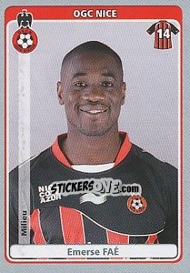 Sticker Emerse Faé - FOOT 2011-2012 n. 341 - Panini