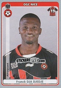 Figurina Franck Dja Djedje - FOOT 2011-2012 - Panini