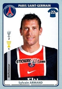 Sticker Sylvain Armand - FOOT 2011-2012 n. 357 - Panini