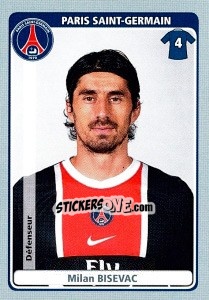 Sticker Milan Bisevac - FOOT 2011-2012 - Panini