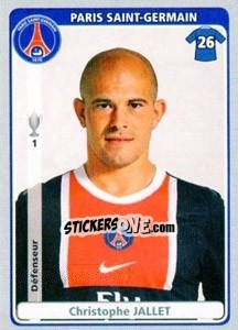 Sticker Christophe Jallet - FOOT 2011-2012 - Panini