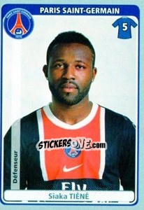 Sticker Siaka Tiéné - FOOT 2011-2012 n. 364 - Panini