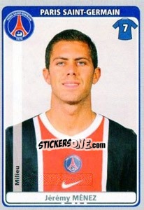 Sticker Jérémy Ménez - FOOT 2011-2012 n. 368 - Panini