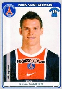 Sticker Kévin Gameiro - FOOT 2011-2012 n. 373 - Panini