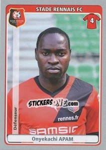 Sticker Onyekachi Apam - FOOT 2011-2012 n. 381 - Panini