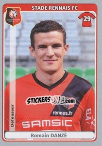 Sticker Romain Danzé - FOOT 2011-2012 - Panini