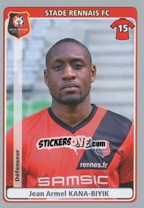 Cromo Jean Armel Kana-Biyik - FOOT 2011-2012 n. 384 - Panini