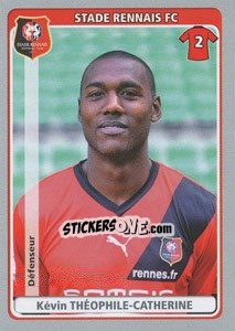 Sticker Kévin Théophile-Catherine - FOOT 2011-2012 n. 387 - Panini