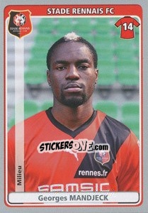 Cromo Georges Mandjeck - FOOT 2011-2012 n. 391 - Panini