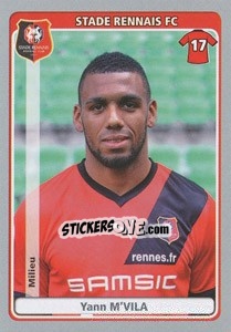 Figurina Yann M'Vila - FOOT 2011-2012 - Panini