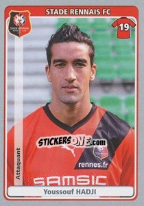 Sticker Youssouf Hadji - FOOT 2011-2012 n. 396 - Panini