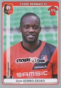 Cromo Jirès Kembo-Ekoko - FOOT 2011-2012 - Panini