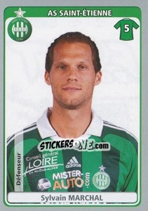 Sticker Sylvain Marchal - FOOT 2011-2012 - Panini