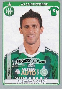 Figurina Alejandro Alonso - FOOT 2011-2012 n. 412 - Panini