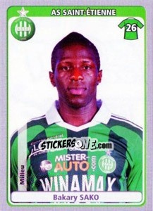 Sticker Bakary Sako - FOOT 2011-2012 n. 419 - Panini