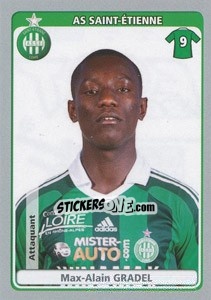 Sticker Max-Alain Gradel - FOOT 2011-2012 - Panini