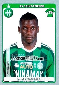 Cromo Lynel Kitambala - FOOT 2011-2012 - Panini