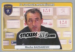 Sticker Mecha Bazdarevic - FOOT 2011-2012 - Panini