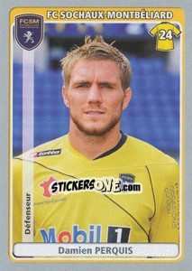 Sticker Damien Perquis - FOOT 2011-2012 - Panini