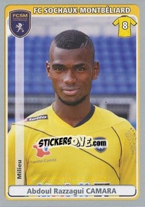 Sticker Abdoul Razzagui Camara - FOOT 2011-2012 n. 441 - Panini