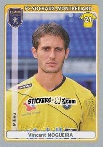 Figurina Vincent Nogueira - FOOT 2011-2012 - Panini