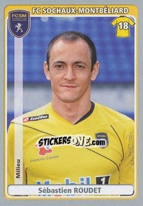 Sticker Sébastien Roudet - FOOT 2011-2012 n. 444 - Panini
