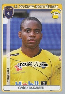 Sticker Cédric Bakambu - FOOT 2011-2012 - Panini