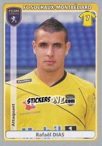 Figurina Rafaël Dias - FOOT 2011-2012 - Panini