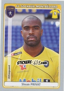 Figurina Sloan Privat - FOOT 2011-2012 - Panini