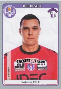 Sticker Yohann Pelé - FOOT 2011-2012 n. 455 - Panini