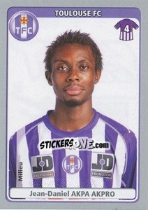 Sticker Jean-Daniel Akpa Akpro - FOOT 2011-2012 - Panini