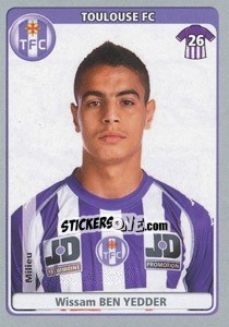 Sticker Wissam Ben Yedder - FOOT 2011-2012 - Panini