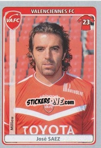 Sticker José Saez - FOOT 2011-2012 n. 496 - Panini