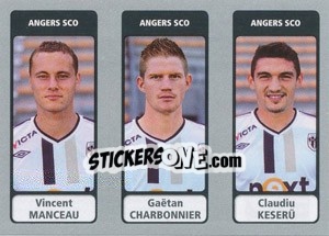 Figurina Vincent Manceau / Gaëtan Charbonnier / Claudiu Keserü - FOOT 2011-2012 n. 514 - Panini