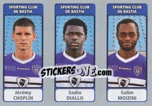 Sticker Jérémy Choplin / Sadio Diallo / Salim Moizini - FOOT 2011-2012 - Panini