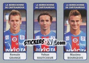Sticker Romain Grange / Yohan Hautcoeur / Maxime Bourgeois - FOOT 2011-2012 n. 541 - Panini